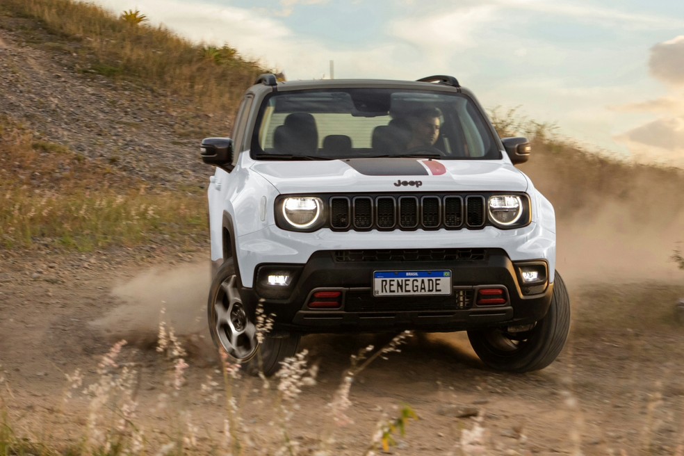Jeep Renegade 2025 Trailhawk: versão oferece tração 4x4 e câmbio automático de 9 marchas — Foto: Divulgação