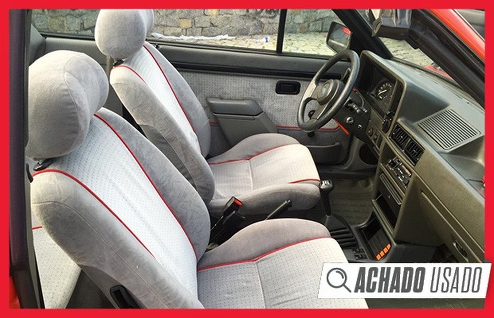 Embora não restaurado por inteiro, o XR3 parece ter saído da concessionária (Foto: Reprodução) — Foto: Auto Esporte