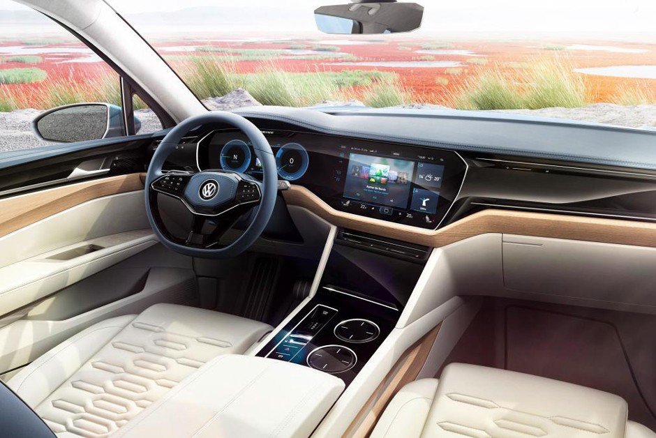 Interior do conceito Volkswagen T-Prime GTE