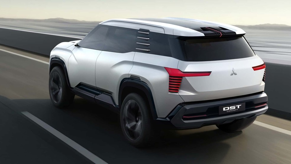 Mitsubishi DST estreia novo arranjo de iluminação entre os SUVs da marca — Foto: Divulgação