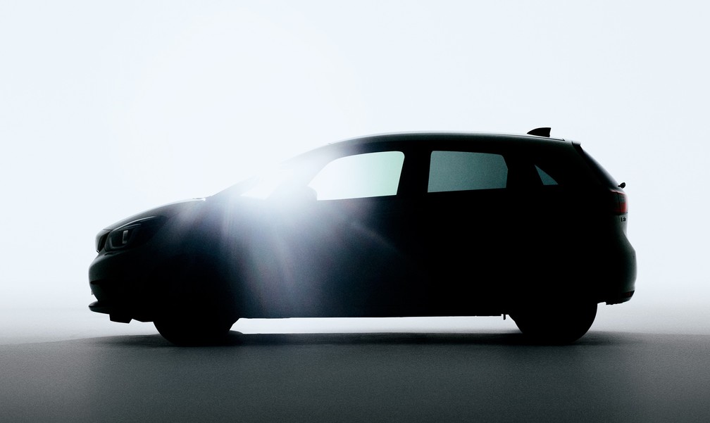 Honda Fit de nova geração em primeira imagem revelada — Foto: Divulgação