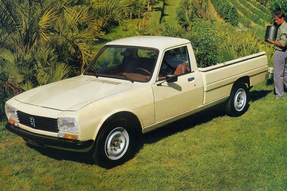 Picape 504 a diesel da Peugeot chegou a ser importada (Foto: Divulgação) — Foto: Auto Esporte