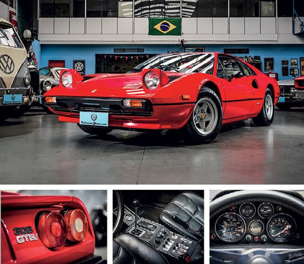 Ferrari 308, de Magnum (acima), e Batmóvel (abaixo) foram estrelas de seriados de TV — Foto: Auto Esporte
