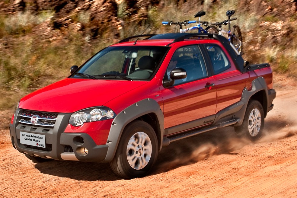 Fiat Strada é o comercial leve usado mais comercializado do Brasil — Foto: Divulgação