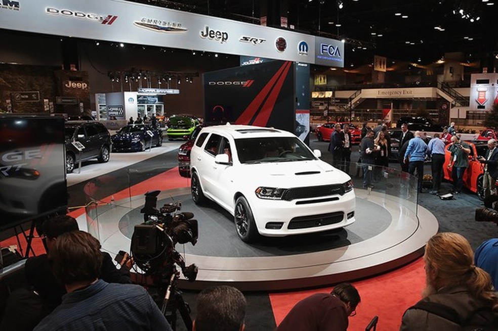 Grupo FCA apresenta lançamentos no Salão de Chicago 2017 (Foto: Getty) — Foto: Auto Esporte