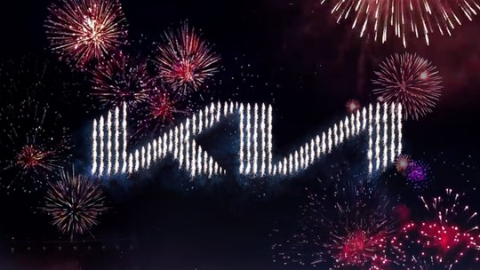 Kia lança novo logotipo com recorde mundial de drones