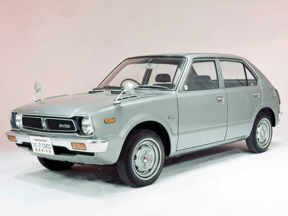 Primeira geração do Honda Civic, de 1972 — Foto: Divulgação