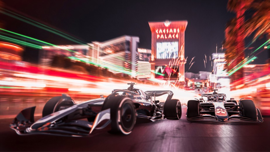 F1 23 ficará de graça na próxima semana, permitindo aos jogadores correr na  Las Vegas Strip