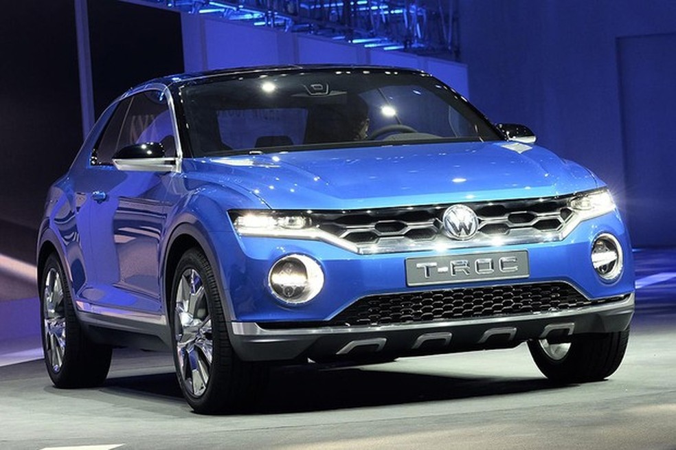 Volkswagen T-ROC no Salão de Genebra (Foto: Newspress) — Foto: Auto Esporte
