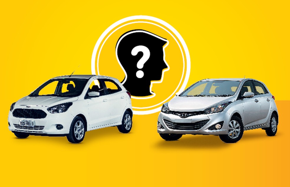 Que carro eu compro? Ford Ka e Hyundai HB20 (Foto: Auto News Brasil) — Foto: Auto Esporte