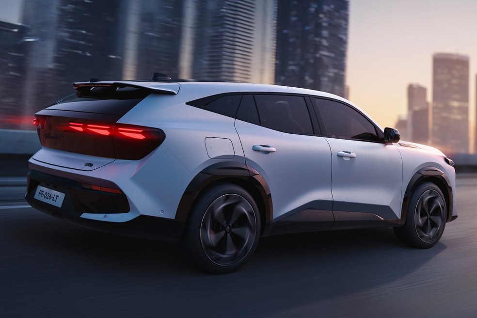 Renault Filante impressiona pelos quase 5 metros de comprimento — Foto: Divulgação