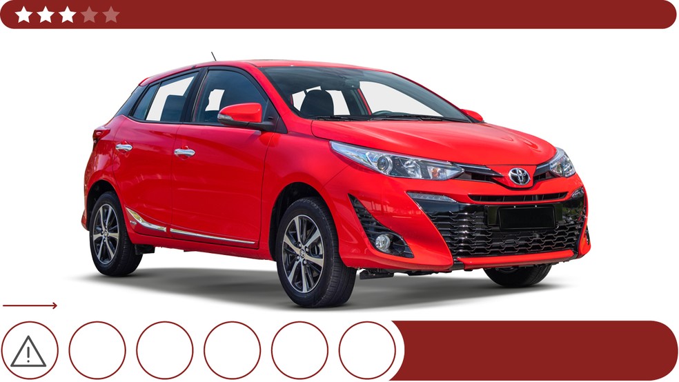  Toyota Yaris — Foto: Divulgação