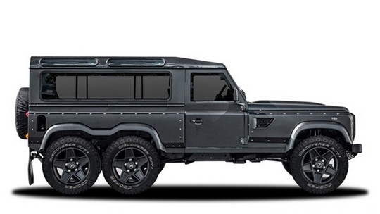 Land Rover Defender ganha seis rodas para o Salão de Genebra