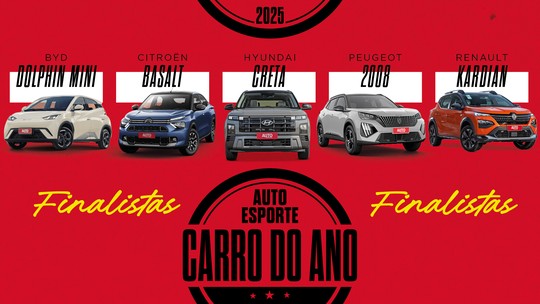 Carro do Ano 2025: confira os finalistas de todas as categorias