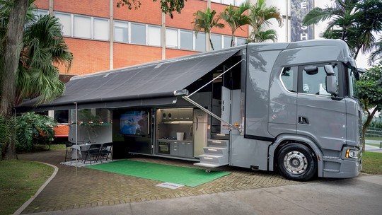 Motorhome de R$ 3,3 milhões é a 'casa mais potente do Brasil' Motorhome de R$ 3,3 milhões é a 'casa mais potente do Brasil'