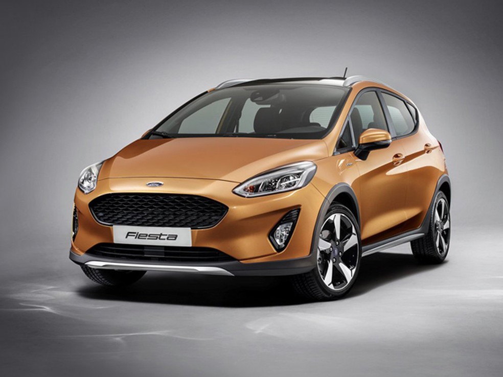 Ford Fiesta europeu, na versão Active — Foto: Divulgação