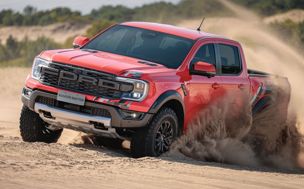 Ranger Raptor vai bem nas retomadas — Foto: Divulgação