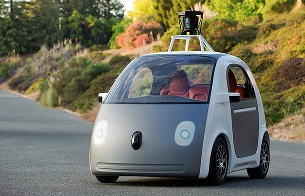 Protótipo de carro autônomo do Google (Foto: Divulgação) — Foto: Auto Esporte