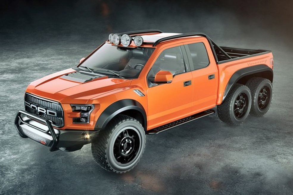 Hennessey VelociRaptor 6x6 (Foto: Divulgação) — Foto: Auto Esporte