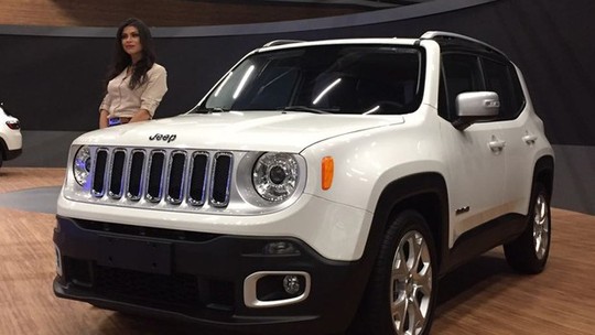 Jeep apresenta Renegade 2017, que ganha Start/Stop para consumir menos