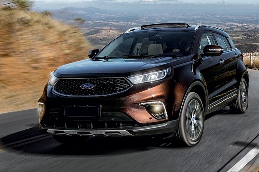 O Territory é baseado no Yushen 330, da Jianling Motors Corporation, parceira da Ford (Foto: Divulgação) — Foto: Auto Esporte