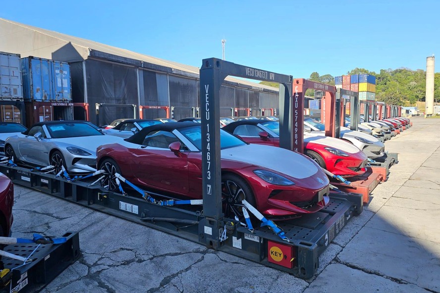 MG Cyberster desembarcando no Brasil