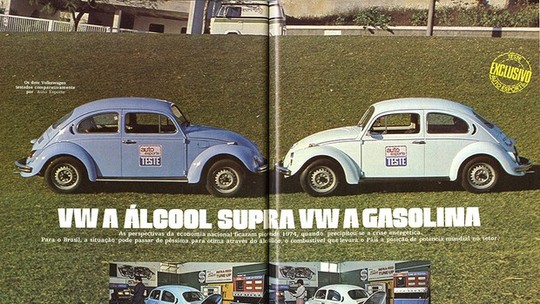 Teste de 1978: VW Fusca a álcool x VW Fusca a gasolina