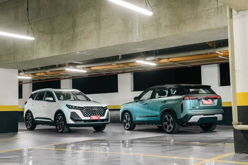 Conheça o conjunto mecânico dos irmãos chineses Jaecco 7 e Caoa Chery Tiggo 7 — Foto: Renato Durães/Auto News Brasil
