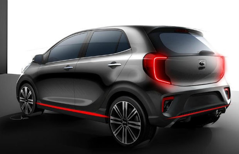 Novo Kia Picanto (Foto: Divulgação) — Foto: Auto Esporte