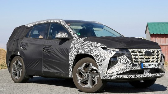 Flagra: Novo Hyundai Tucson será um mini Santa Fe