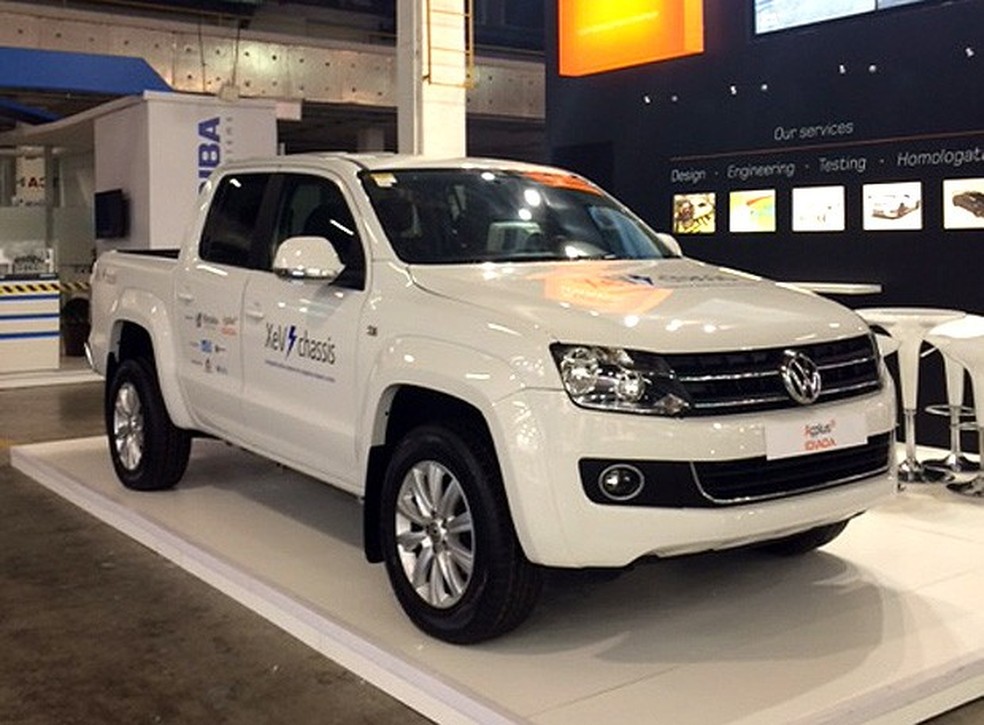 Empresa cria Volkswagen Amarok 100% elétrica (Foto: Auto News Brasil) — Foto: Auto Esporte