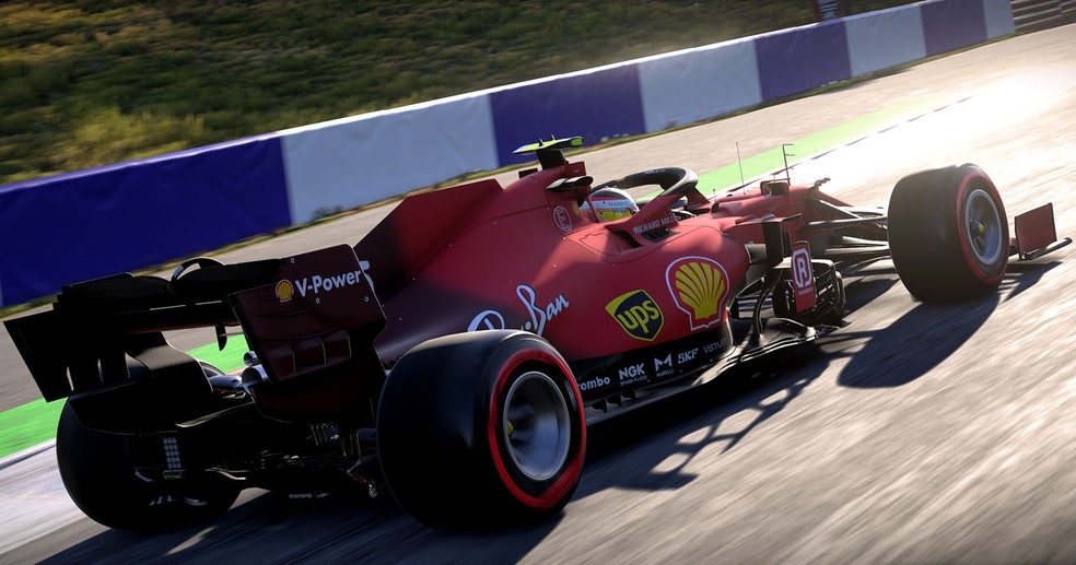Mudanças estéticas no F1 2021 foram bem pontuais em relação ao jogo anterior — Foto: Divulgação