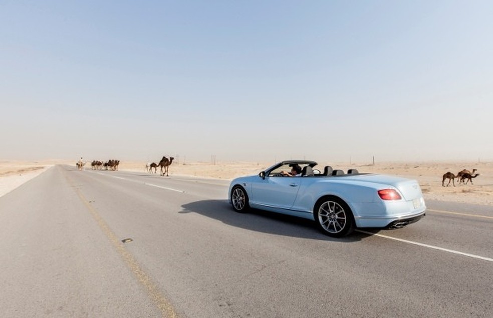 Com novo Bentley, Steven Kane vence trem em prova no deserto (Foto: Divulgação) — Foto: Auto Esporte