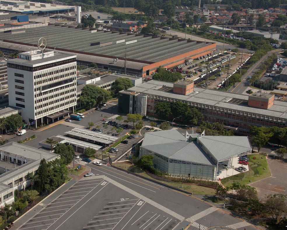 Fábrica da Mercedes-Benz em São Bernardo do Campo (SP) — Foto: Divulgação