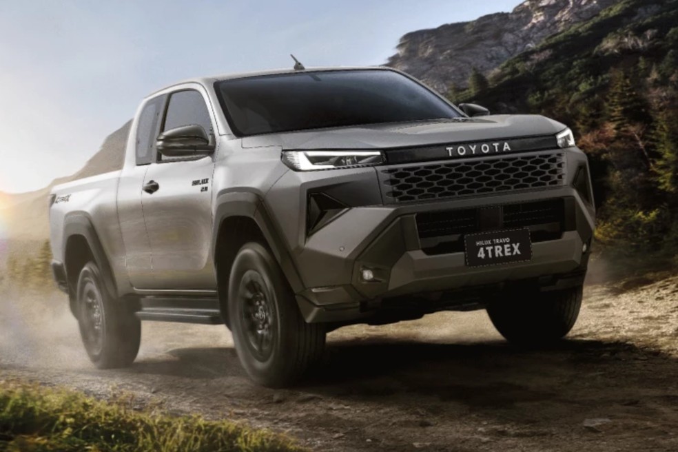 Nova Toyota Hilux será lançada no Brasil em 2026 — Foto: Divulgação/Toyota