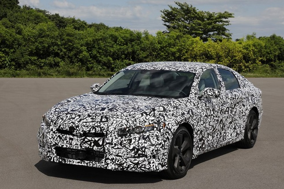 Honda Accord 2018 camuflado (Foto: Divulgação) — Foto: Auto Esporte