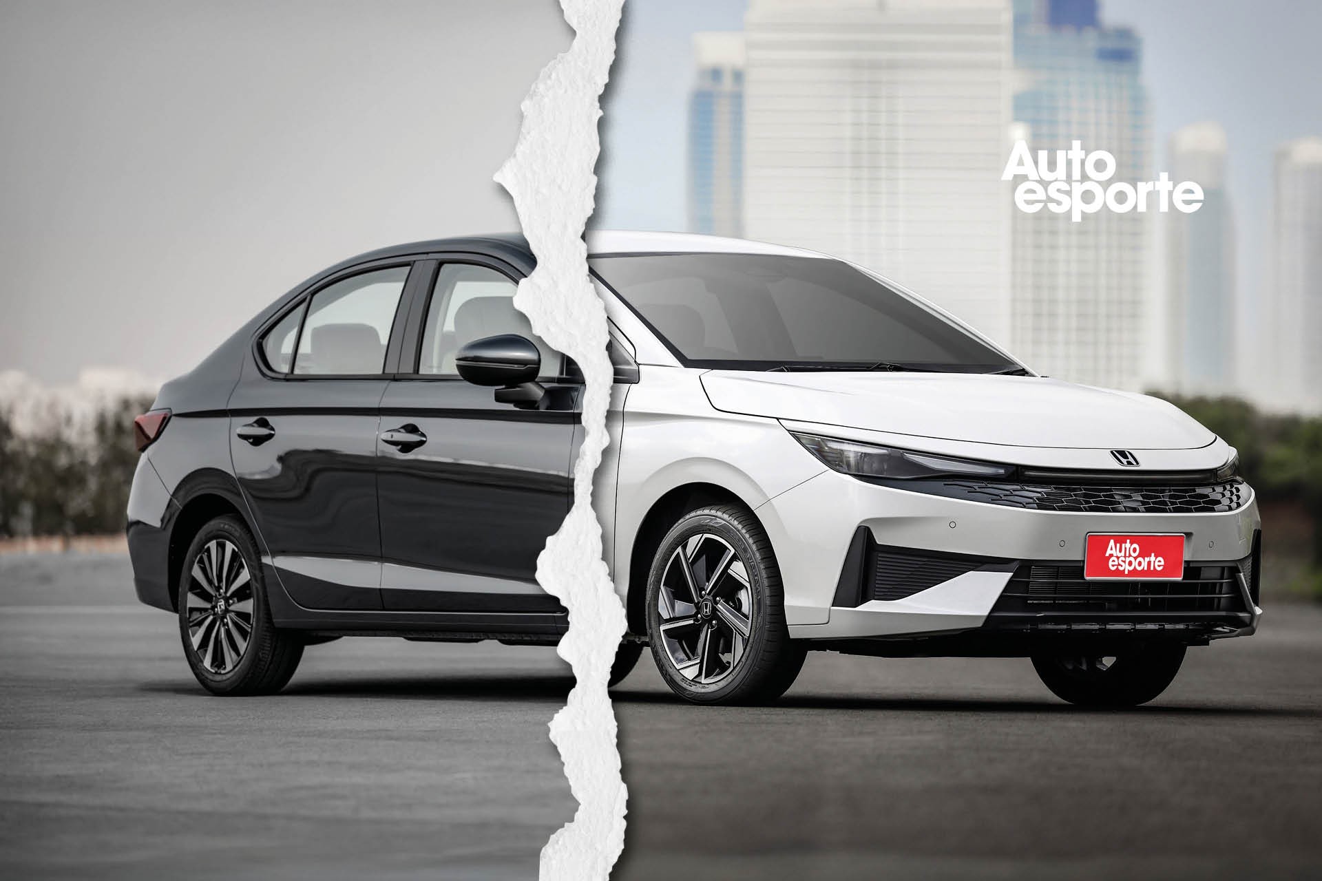 Novo Honda City 2027: veja como era e como ficou o hatch e o sedã