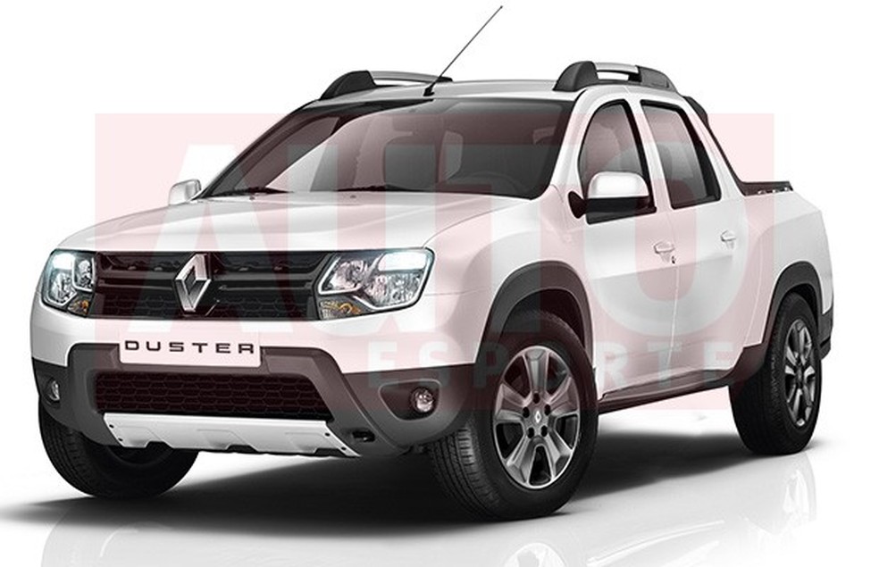 Projeção da Renault Oroch de produção (Foto: Yuri Queiroz) — Foto: Auto Esporte