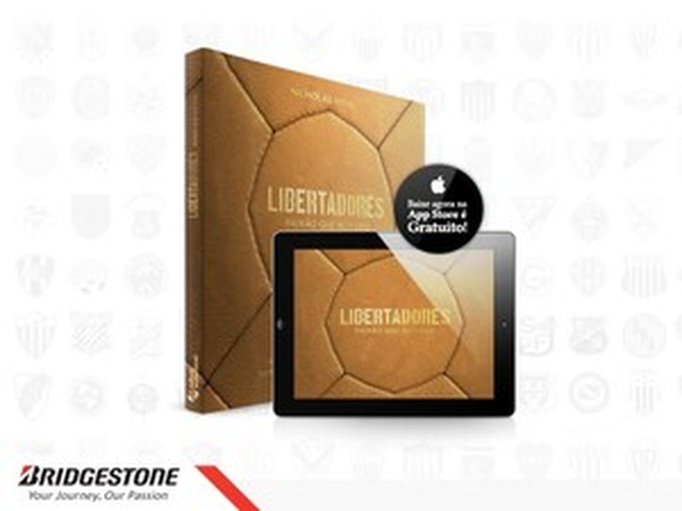 Bridgestone lança livro sobre história da Libertadores (Foto: Divulgação) — Foto: Auto Esporte