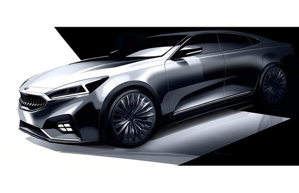 Kia Cadenza 2017 (Foto: Divulgação) — Foto: Auto Esporte