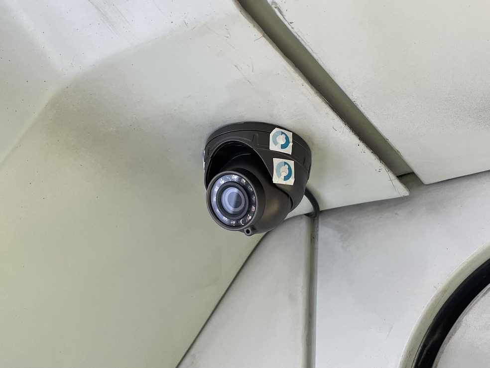 Câmera de sistema de segurança da ViaMobilidade — Foto: Cauê Lira/Autoesporte