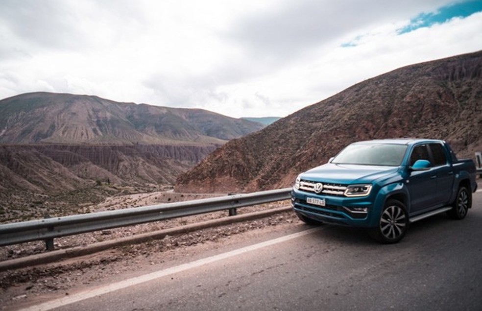 Volkswagen Amarok V6 em uma aventura pelos Andes chilenos (Foto: Ricardo Sant'Anna) — Foto: Auto Esporte
