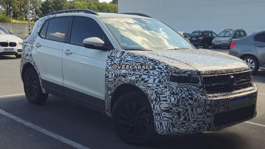 Flagra: novo Volkswagen T-Cross revela as novidades do painel