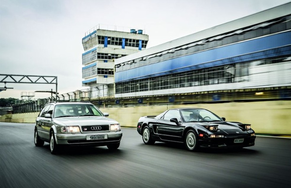 Aceleramos o Audi S4 Avant e o Honda NSX de Ayrton Senna em Interlagos (Foto: Rafael Munhoz) — Foto: Auto Esporte
