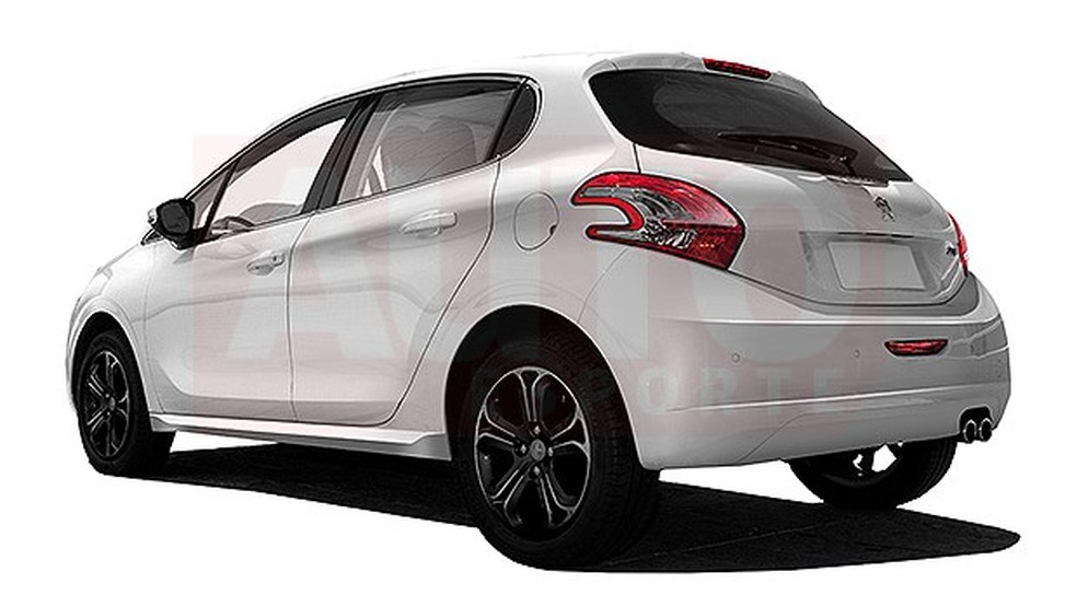 Peugeot 208 GT em projeção (Foto: Renato Aspromonte/Auto News Brasil) — Foto: Auto Esporte