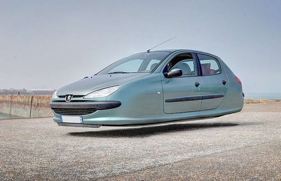 Carro voador: Peugeot 206 (Foto: Divulgação) — Foto: Auto Esporte