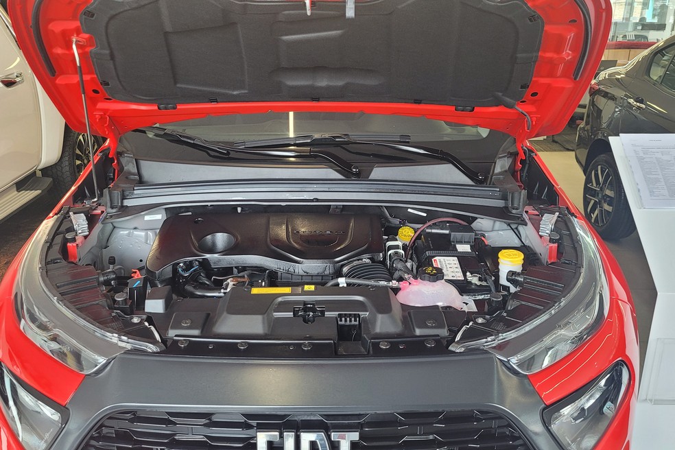 Motor 1.3, quatro cilindros, entrega 176 cv de potência tanto na gasolina quanto no etanol — Foto: Lucas Cardoso/Autoesporte