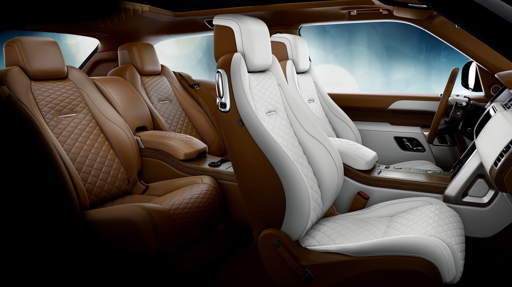 Interior do Range Rover SV Coupé — Foto: Divulgação