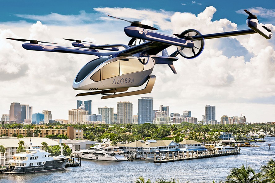 eVTOL Eve Embraer já tem encomendas de parceiros como a companhia aérea italiana Azorra
