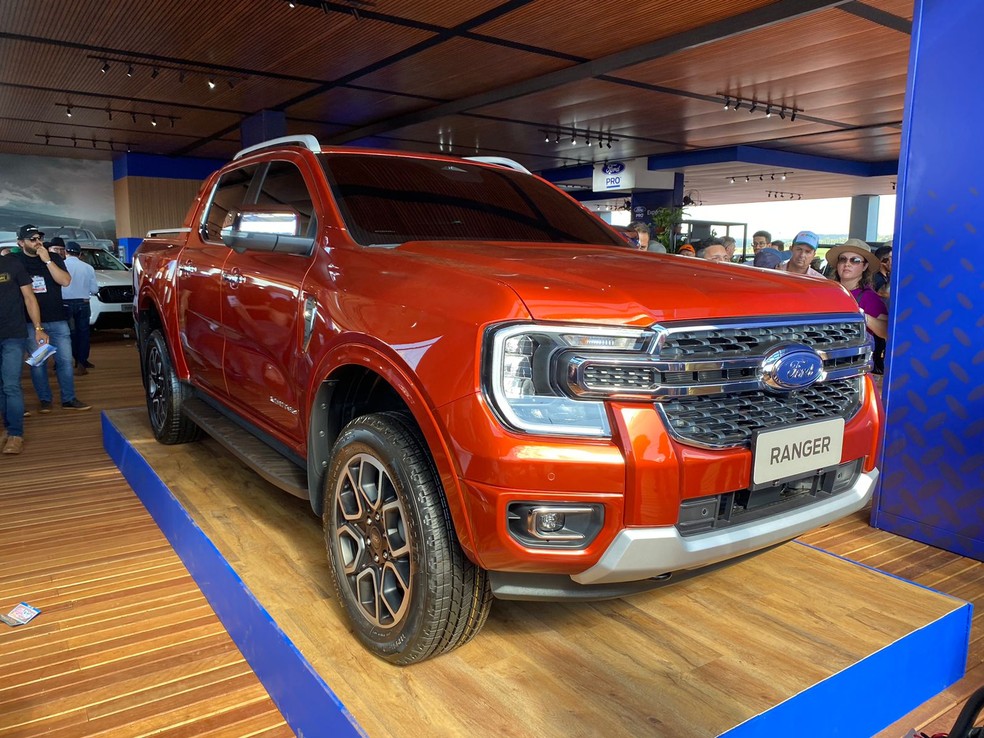 Ford Ranger 2023 na Agrishow — Foto: André Schaun